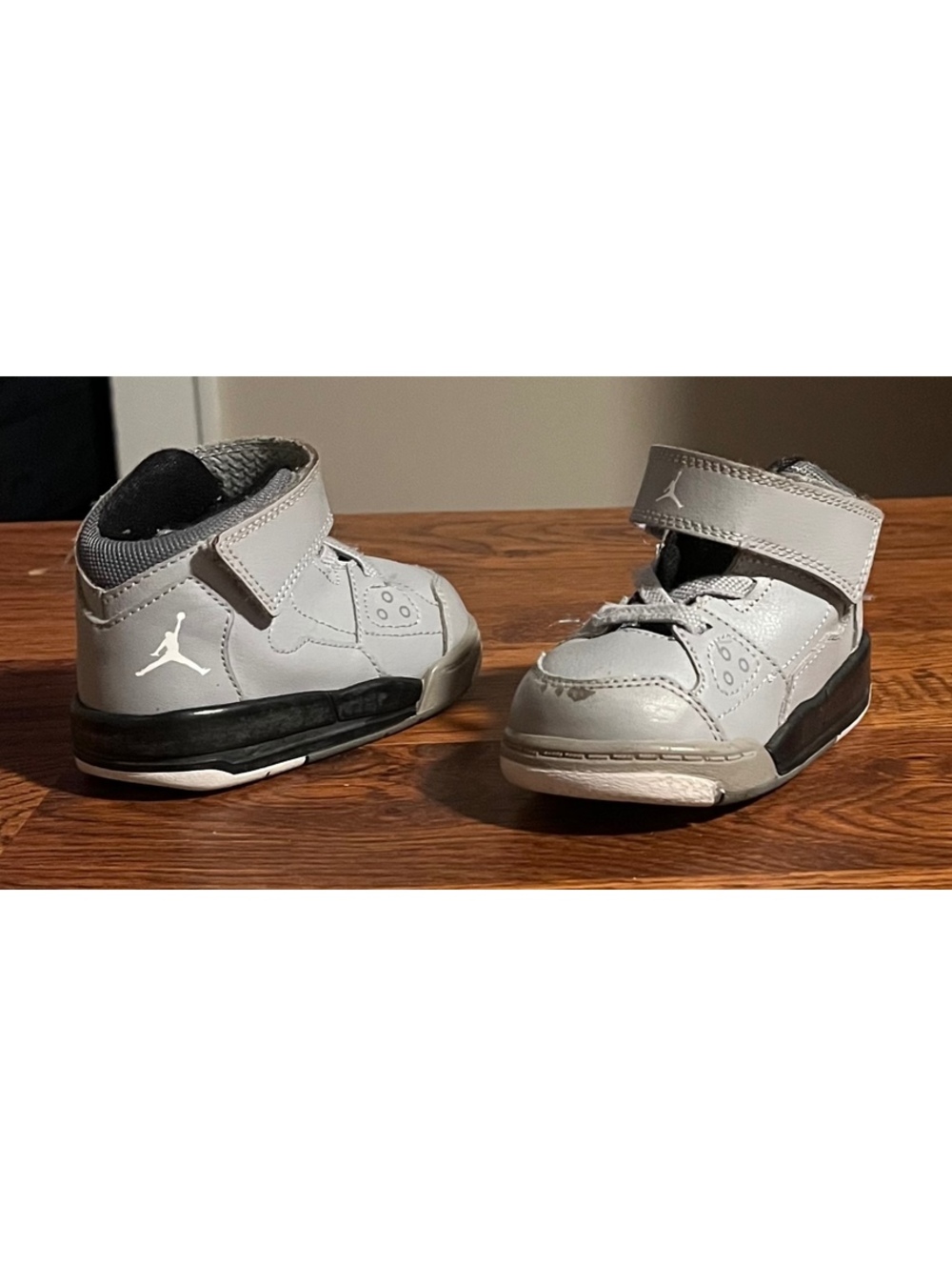 Nike Air Jordan 2013 Gray Flight Baby Shoes Size 4c